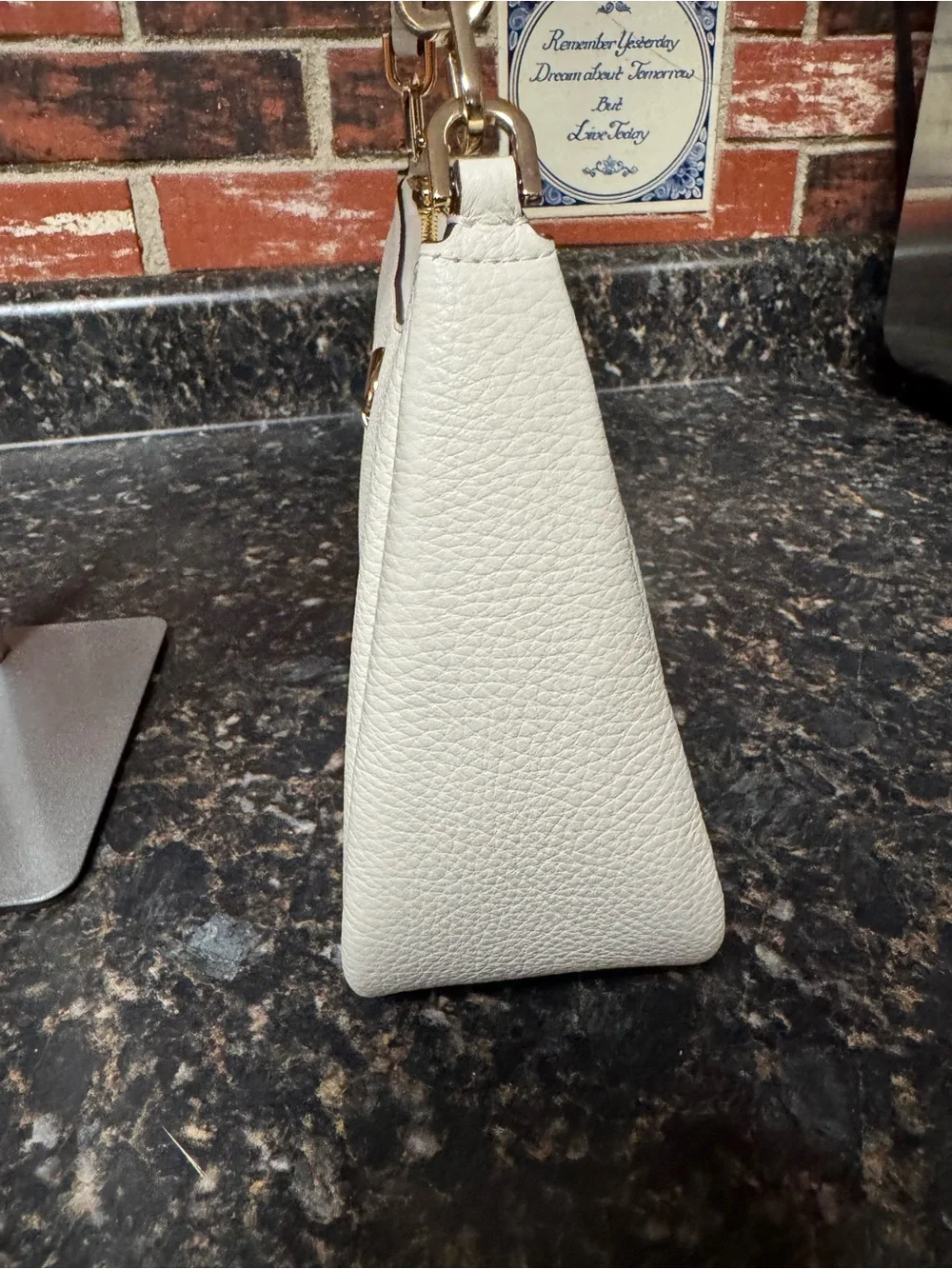 Kate Spade Kayla Small Convertible Shoulder Crossbody Bag Meringue Pebbled